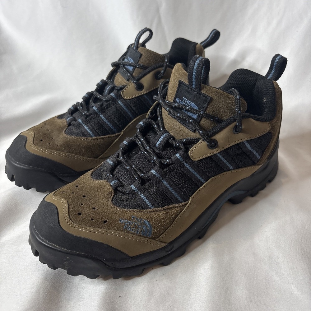 The North Face Women's 8 Hiking Shoes Low Boots Brown Black Blue 06-302